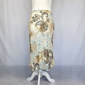 BYER Paisley Midi Skirt | Floral | Small